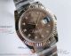 Noob Factory 904L Rolex Datejust 41mm Oyster Men's Watch - Chocolate Dial Copy 3255 Automatic (5)_th.jpg